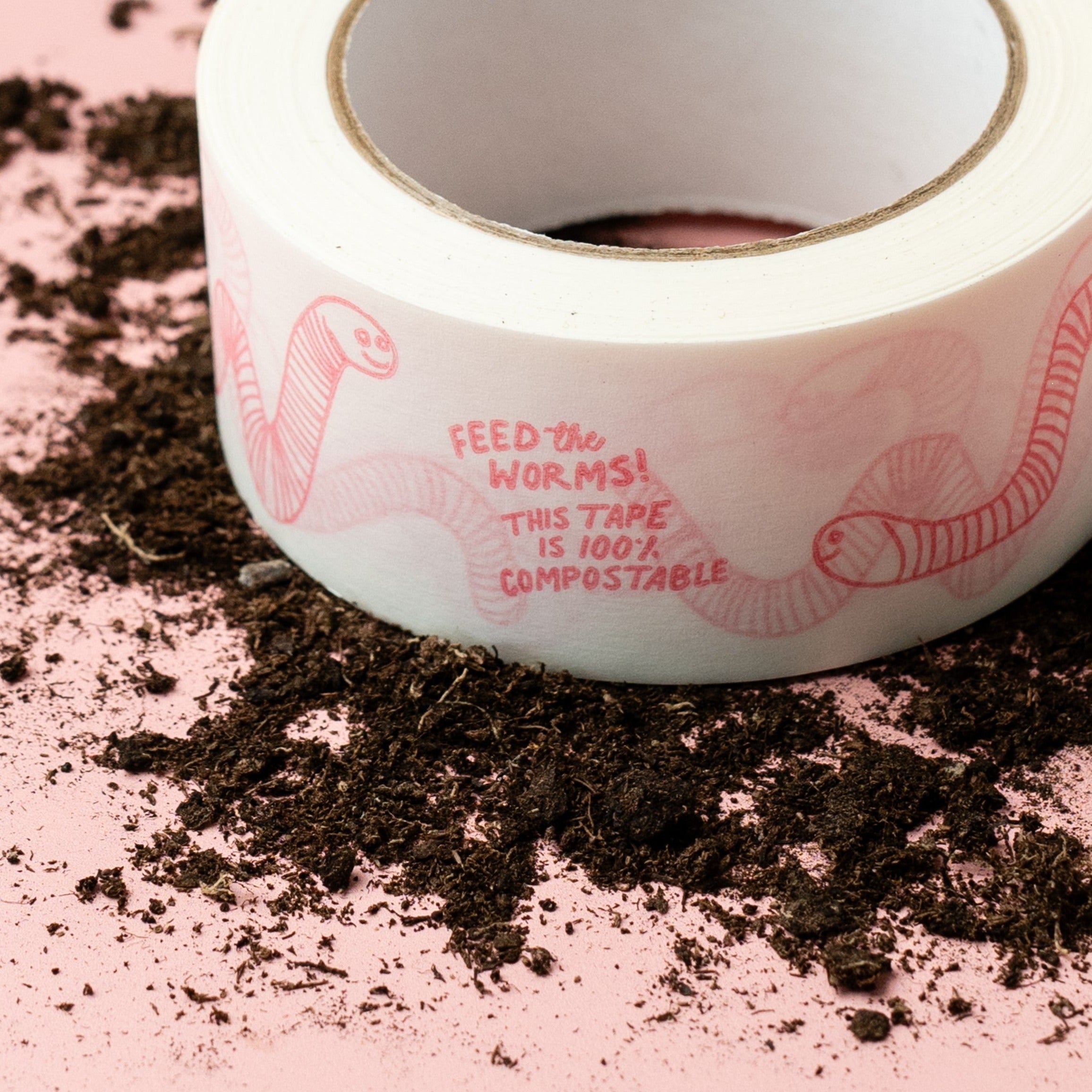 Feed the worms paper tape