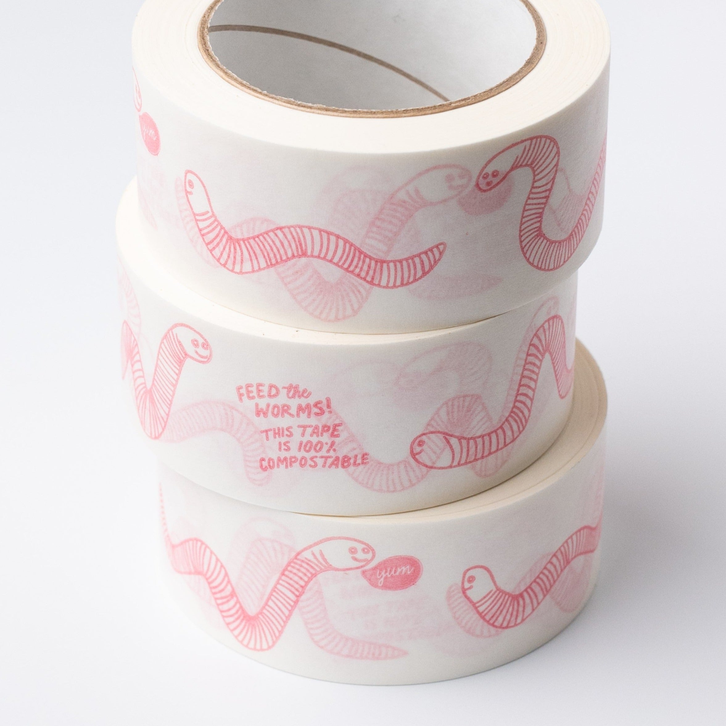Feed the worms paper tape