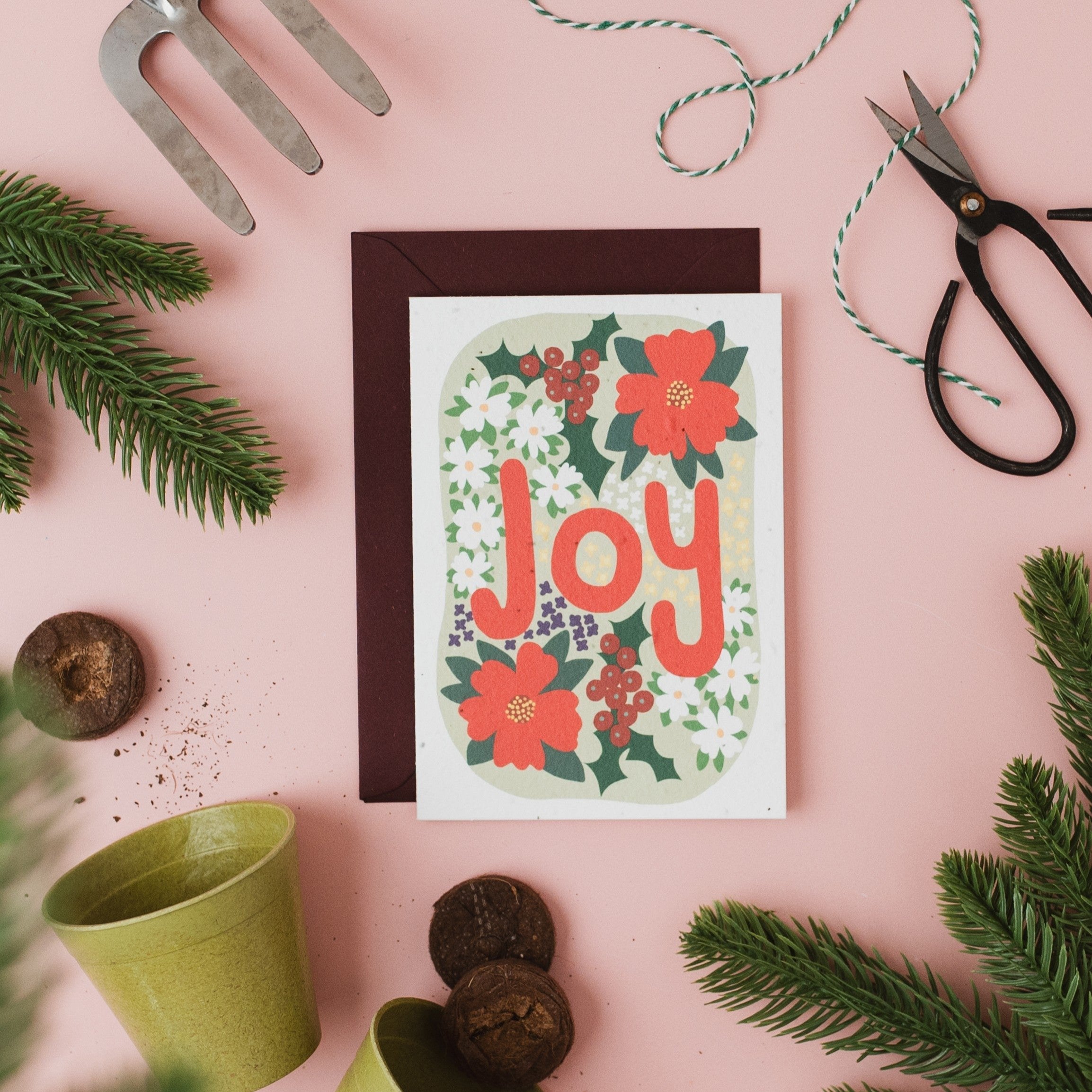 Joy Plantable Christmas Card