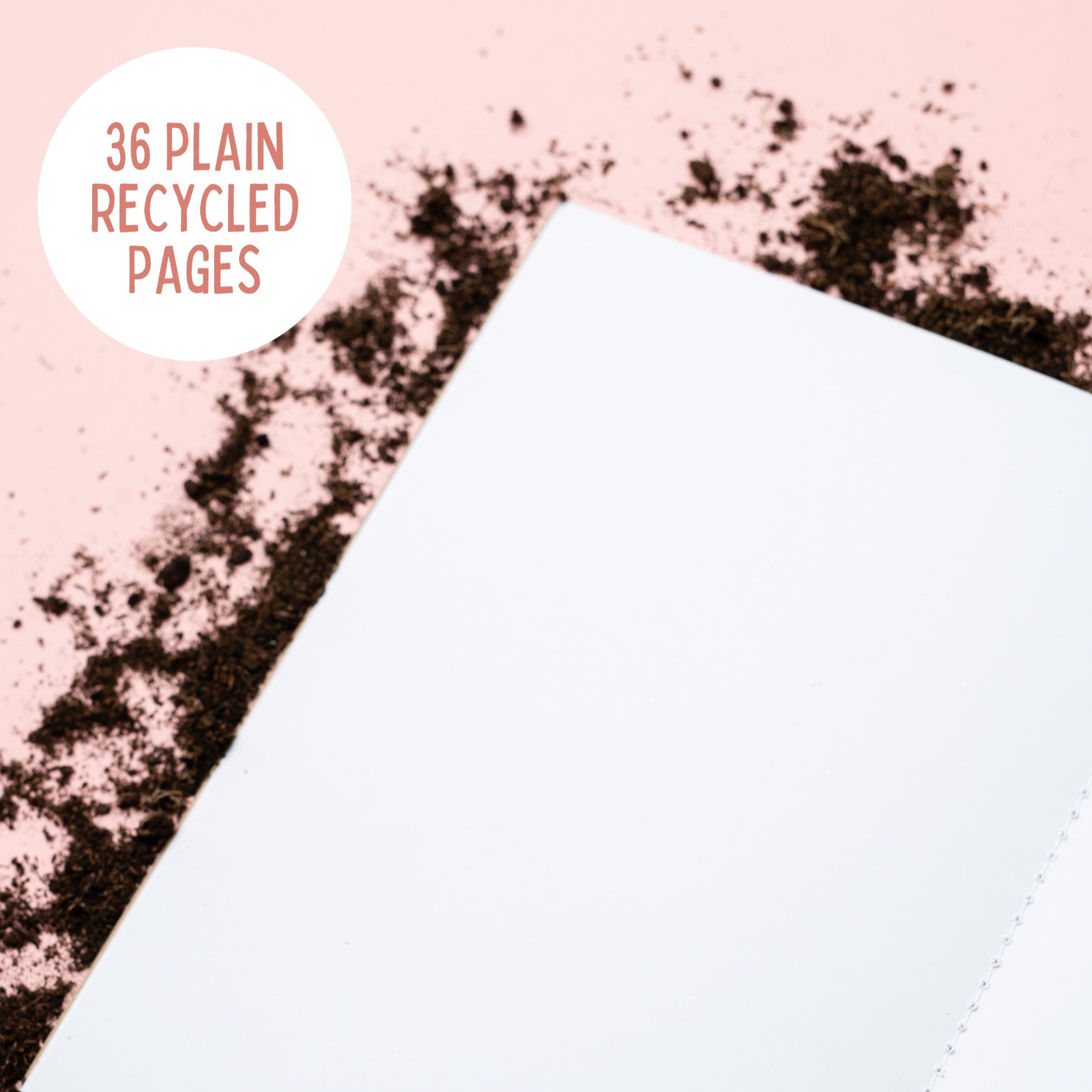 Ruby & Bo Feed The Worms 100% Compostable Notebook Inside Pages