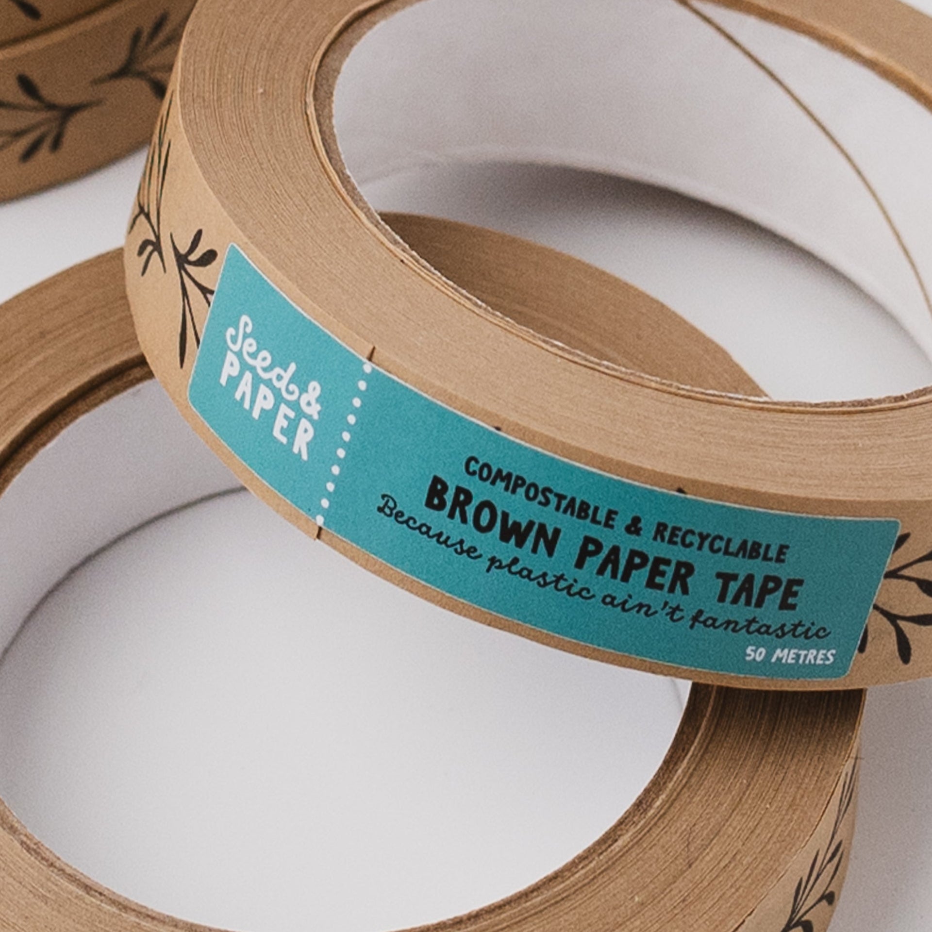 Pretty Brown Paper Tape