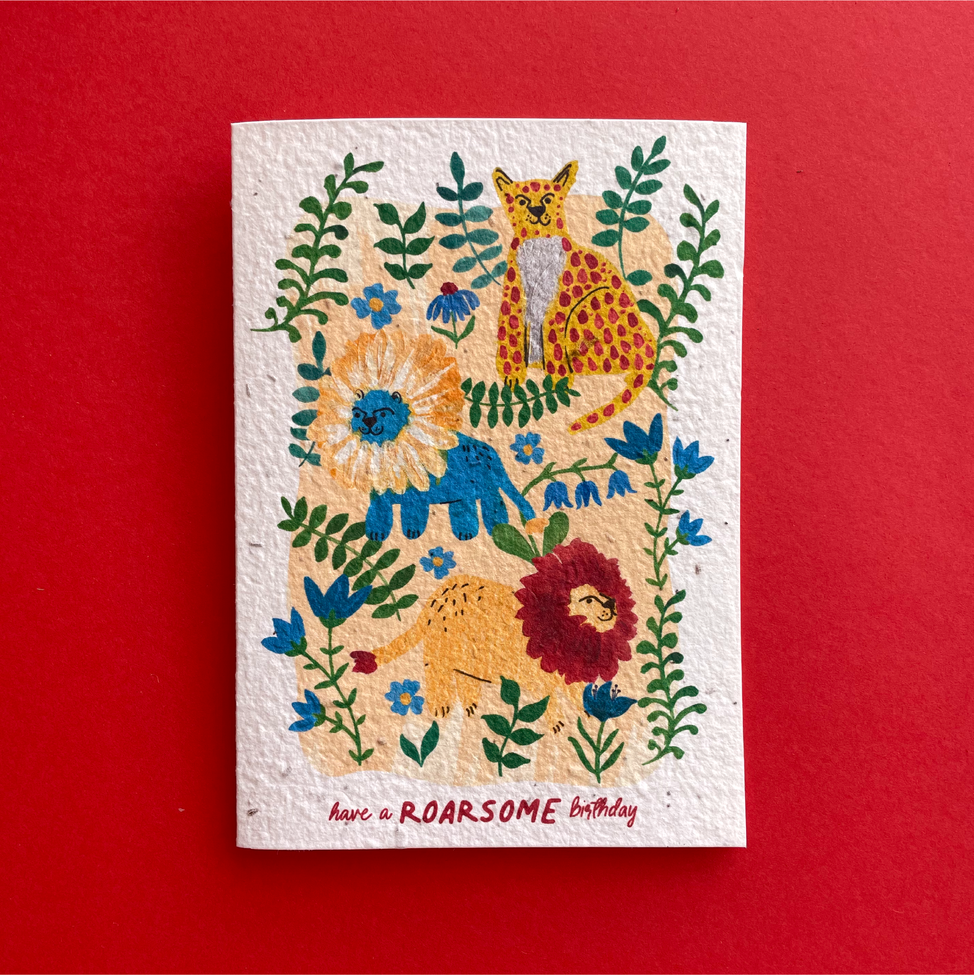 Roarsome Birthday Plantable Card