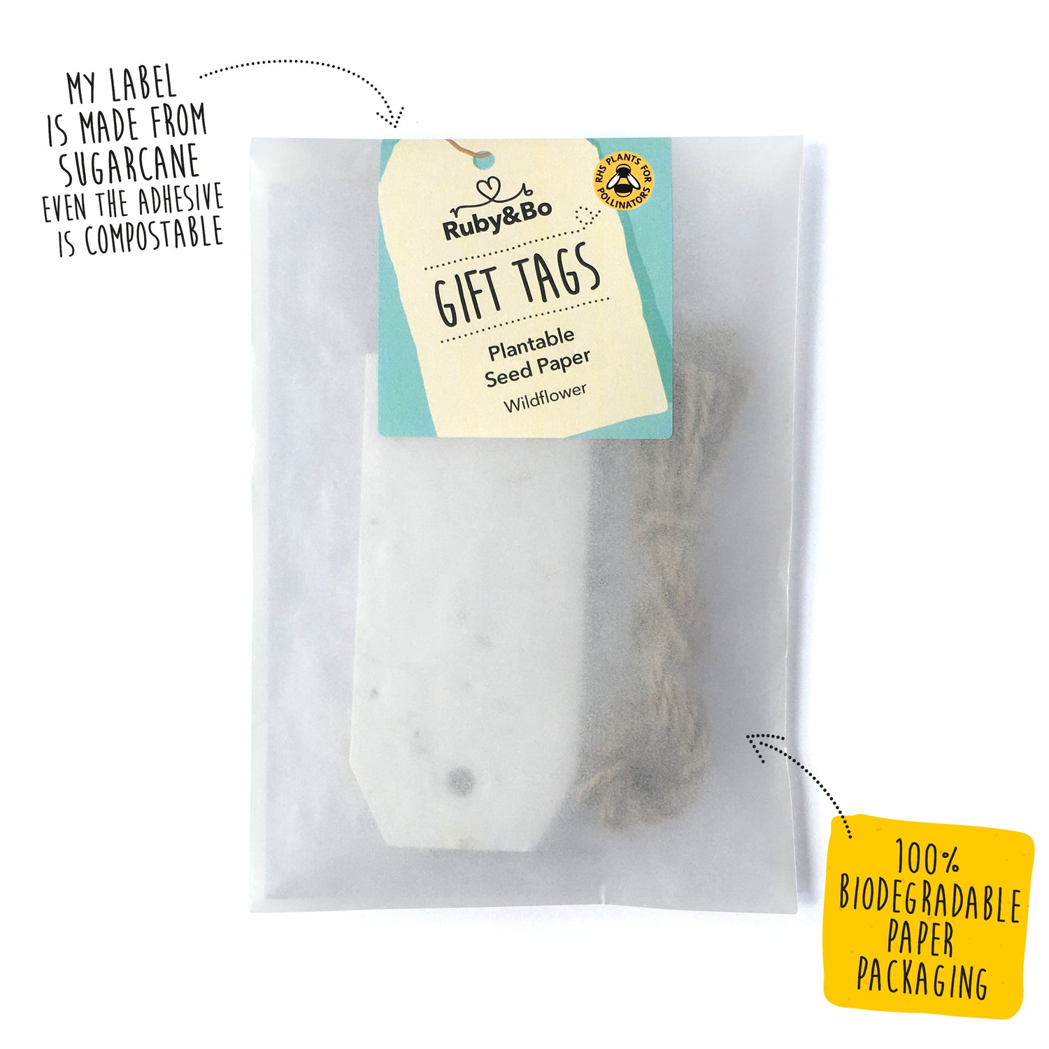 Plantable Gift Tags, Set of 10