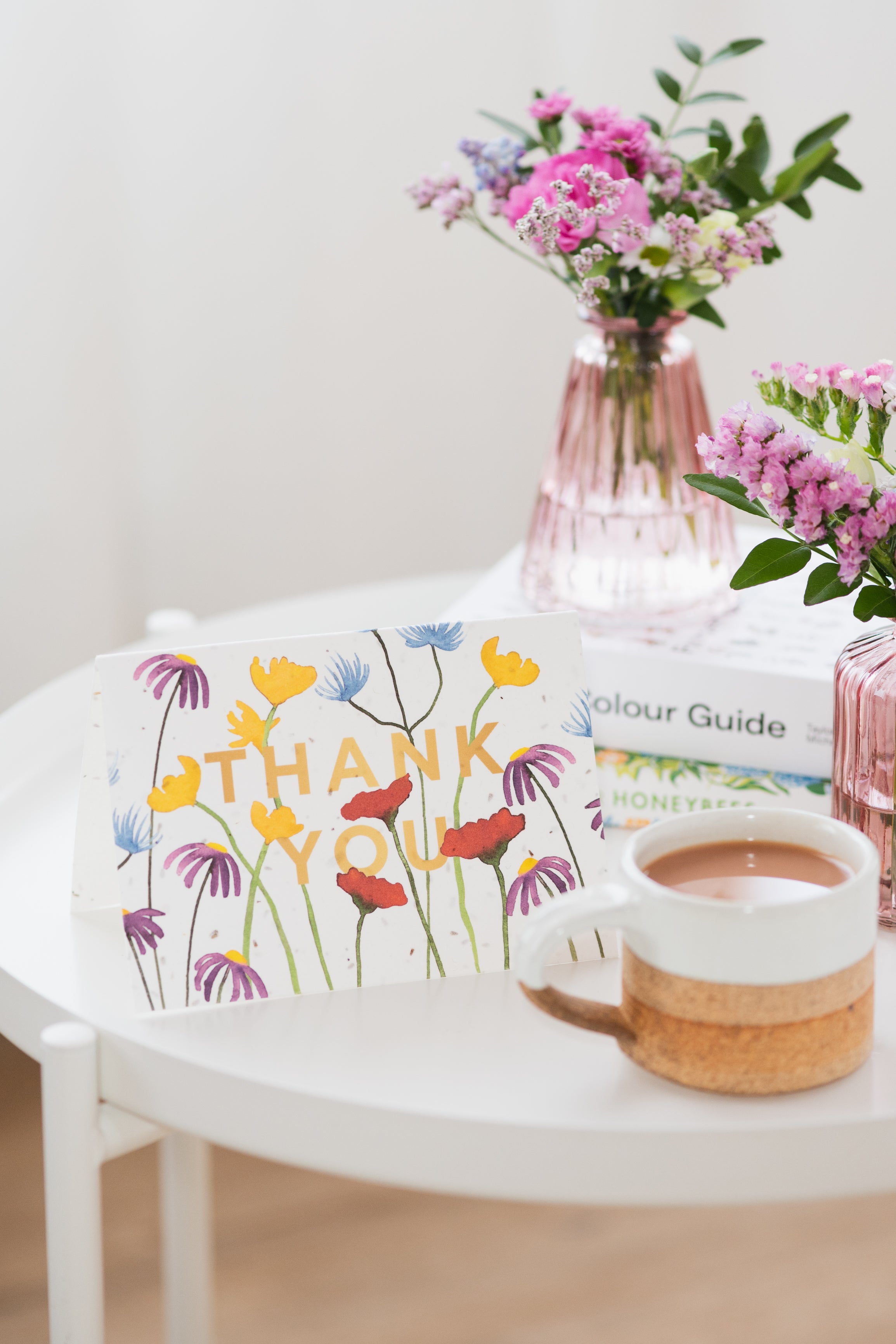 Floral Plantable Thank You Card