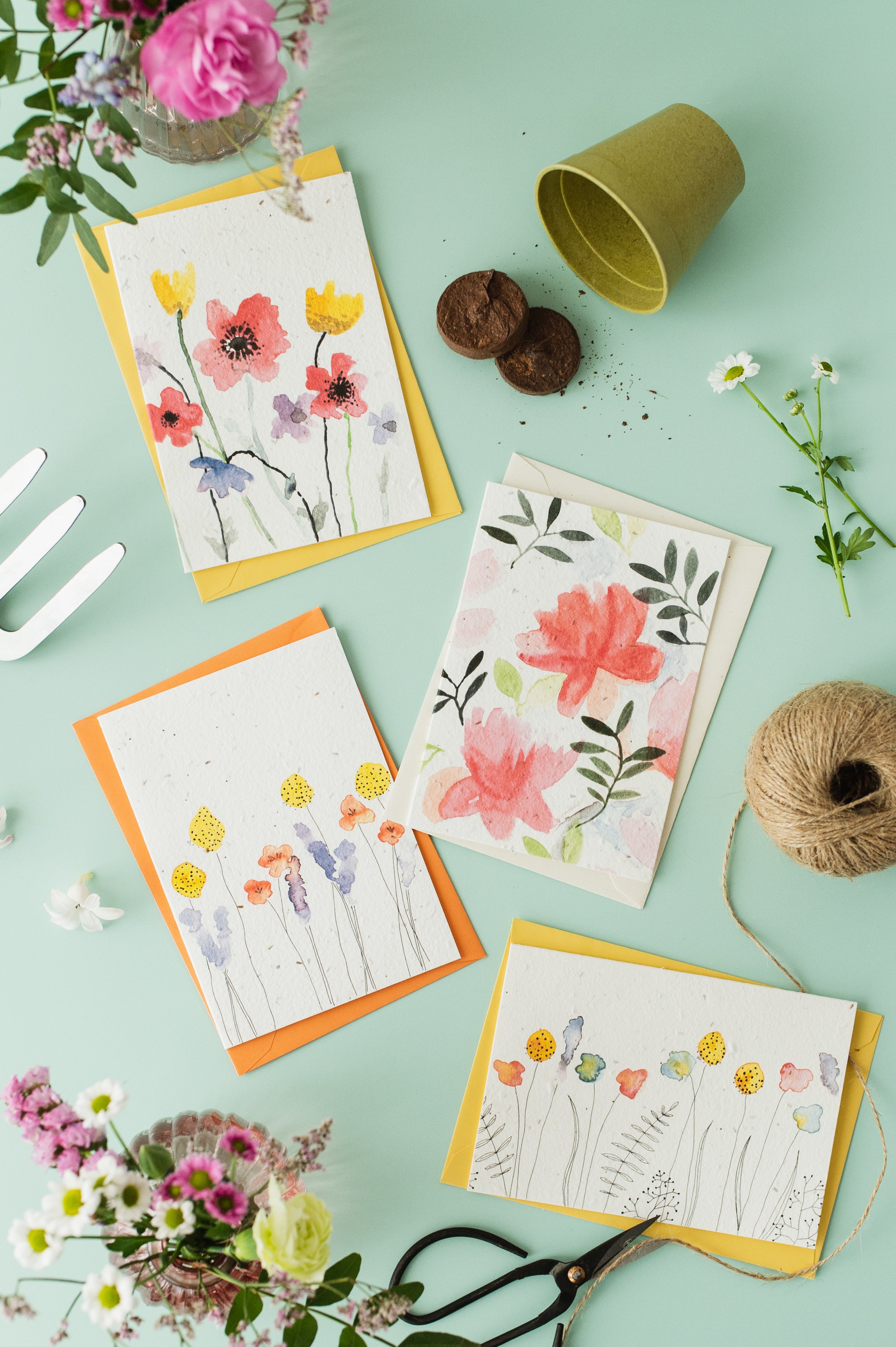 Cornfield Plantable Card
