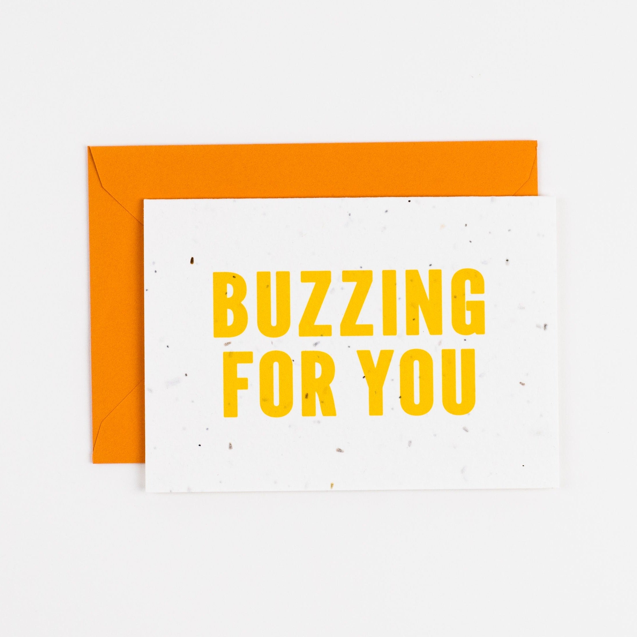 Buzzing For You Plantable Card