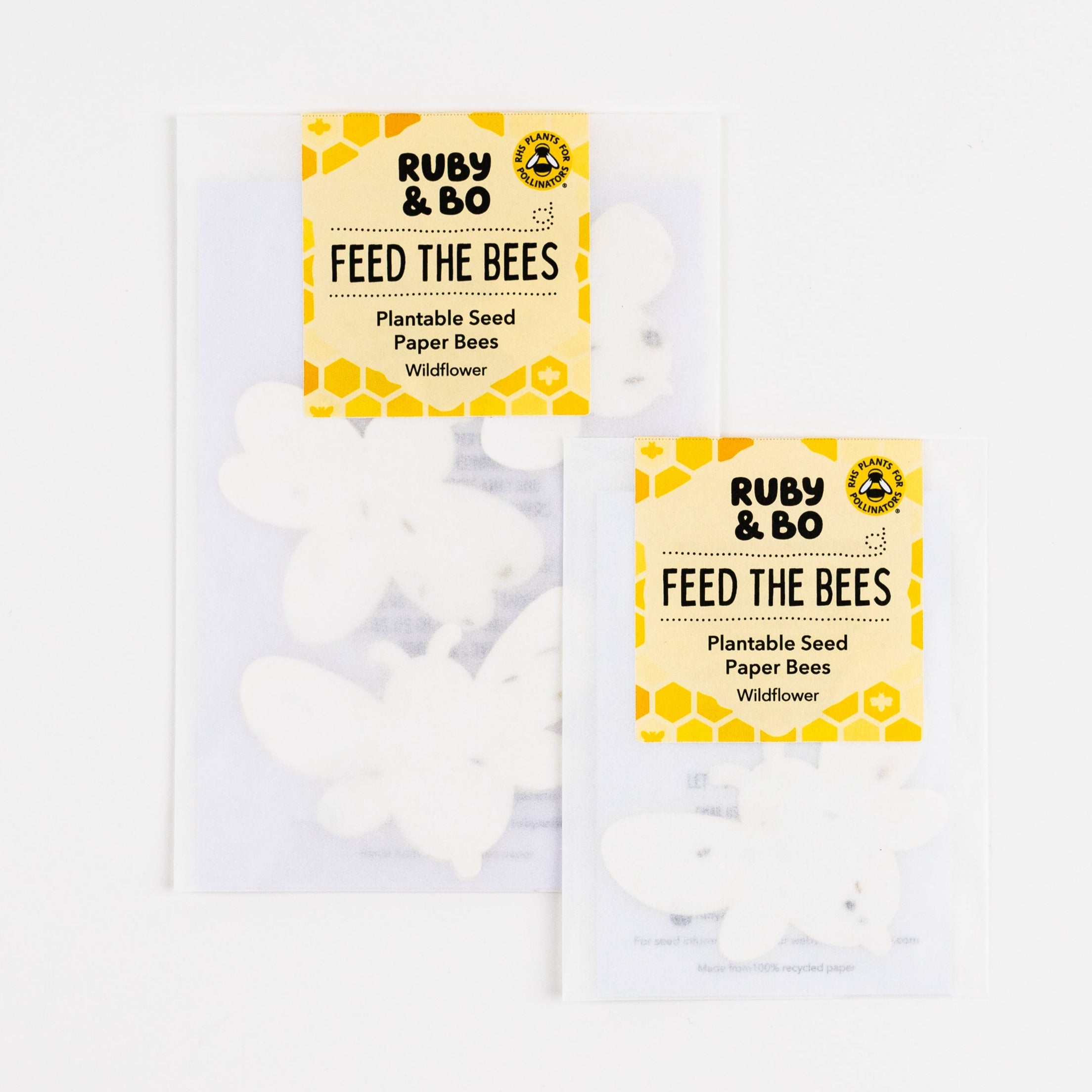 Feed The Bees! Plantable Paper Bees
