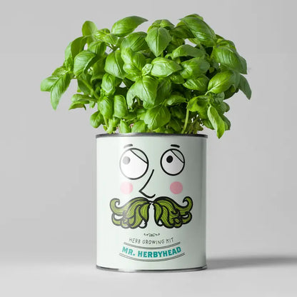 Mr Herbyhead Grow Your Own Herb Kit