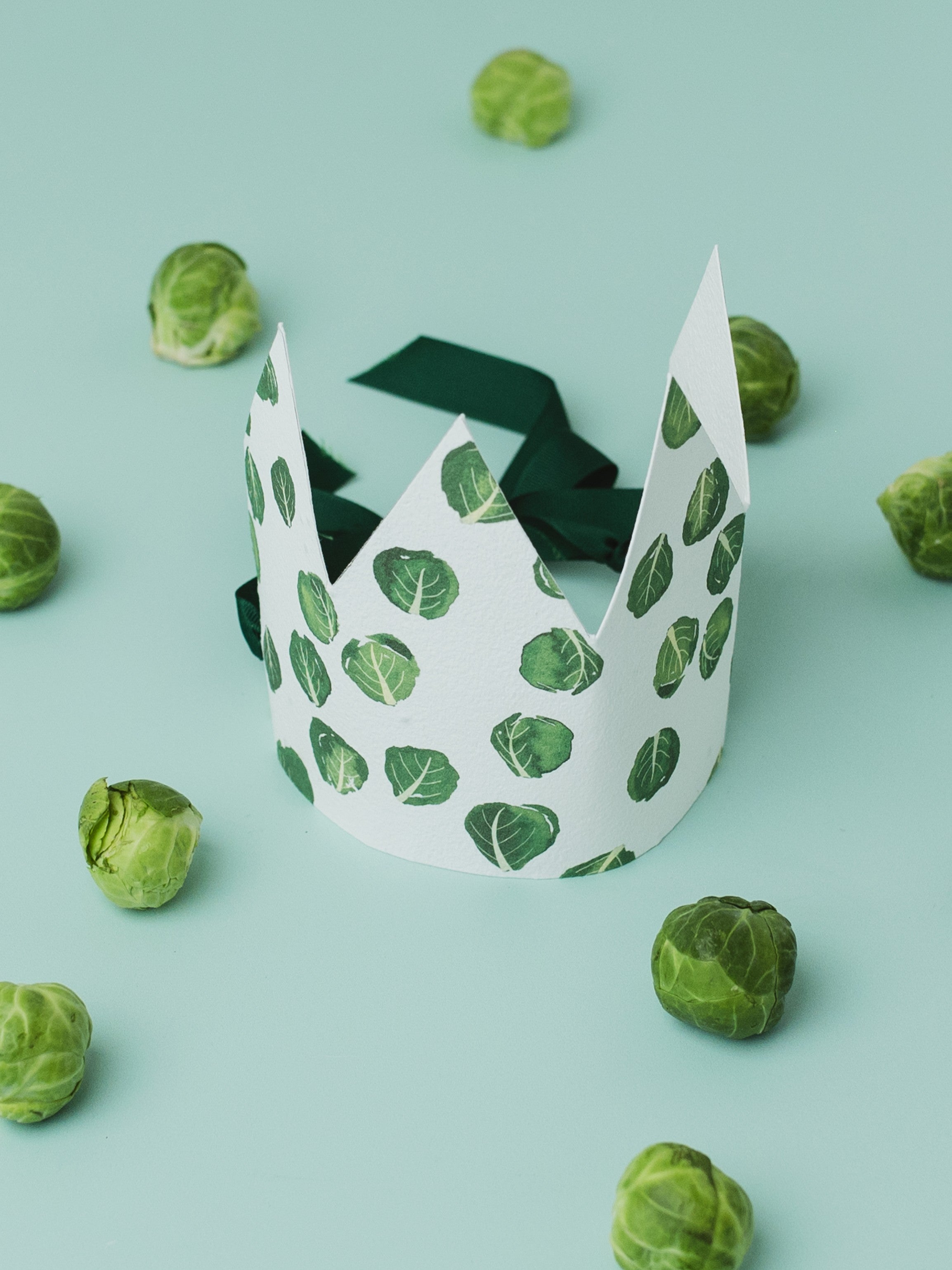 Brussel Sprout Plantable Christmas Crown