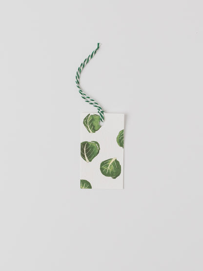 Brussel Sprout Recycled Wrap &amp; Plantable Tag Set