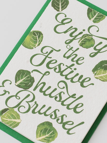 Hustle &amp; Brussel Plantable Christmas Card