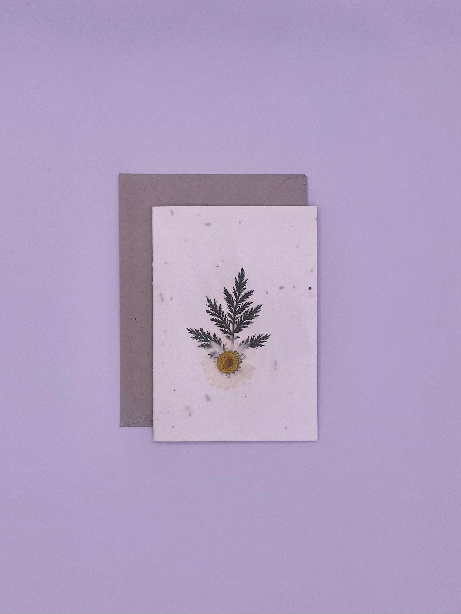 Pressed Flower Plantable Notecard