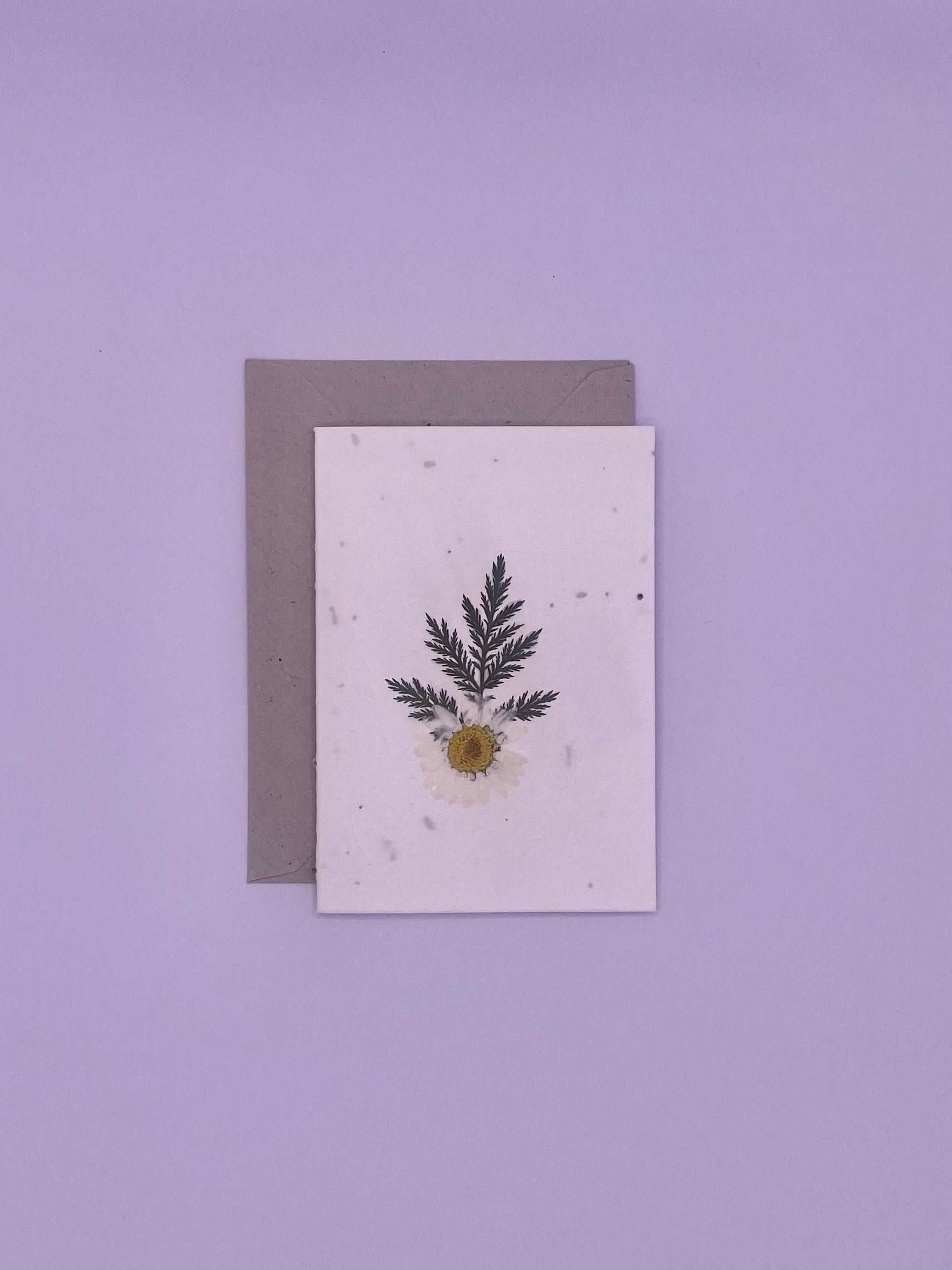 Pressed Flower Plantable Notecard