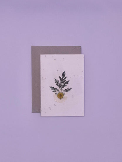 Pressed Flower Plantable Notecard