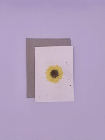 Pressed Flower Plantable Notecard