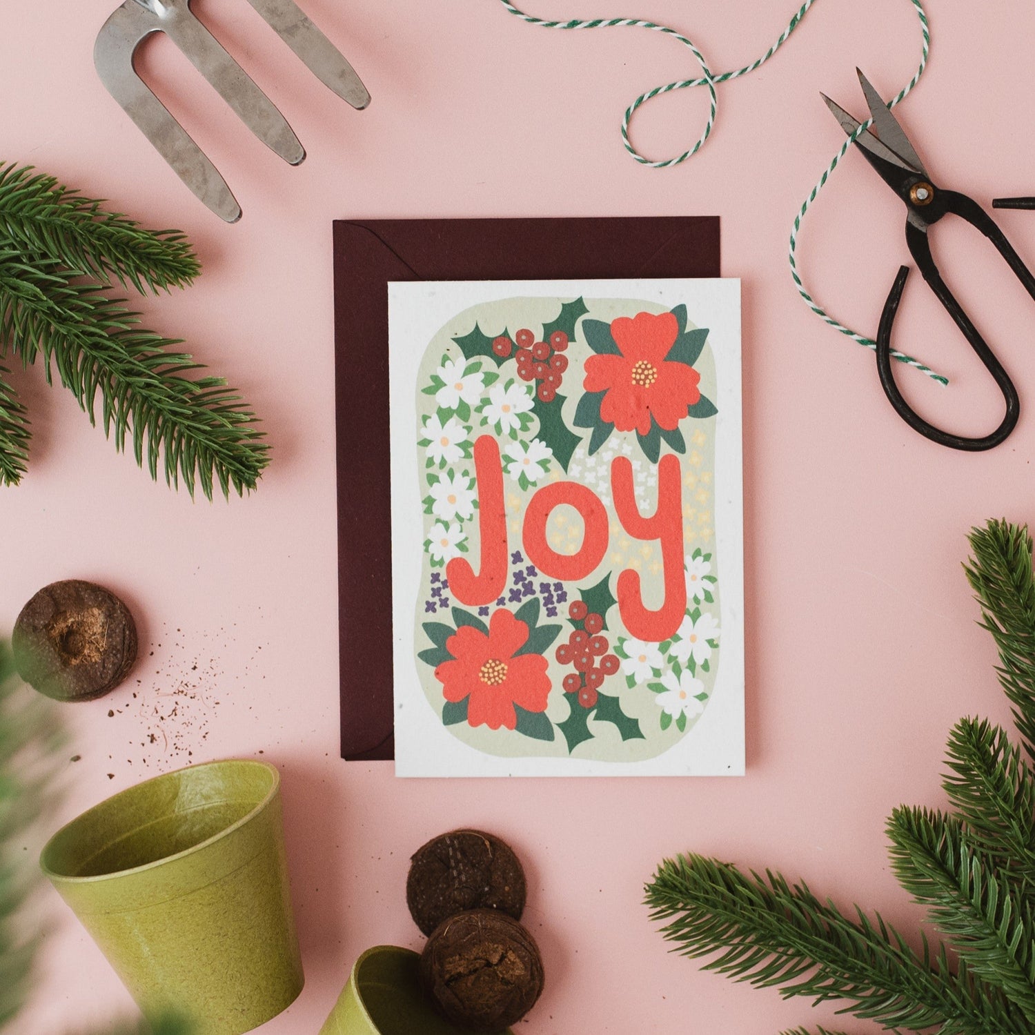 Joy Plantable Christmas Card