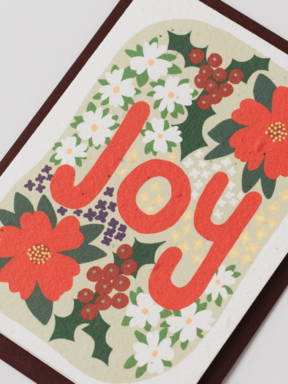 Joy Plantable Christmas Card