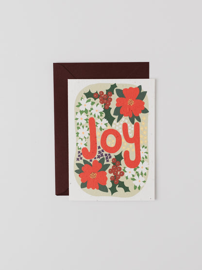 Joy Plantable Christmas Card