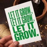 Let It Grow Plantable Christmas Card