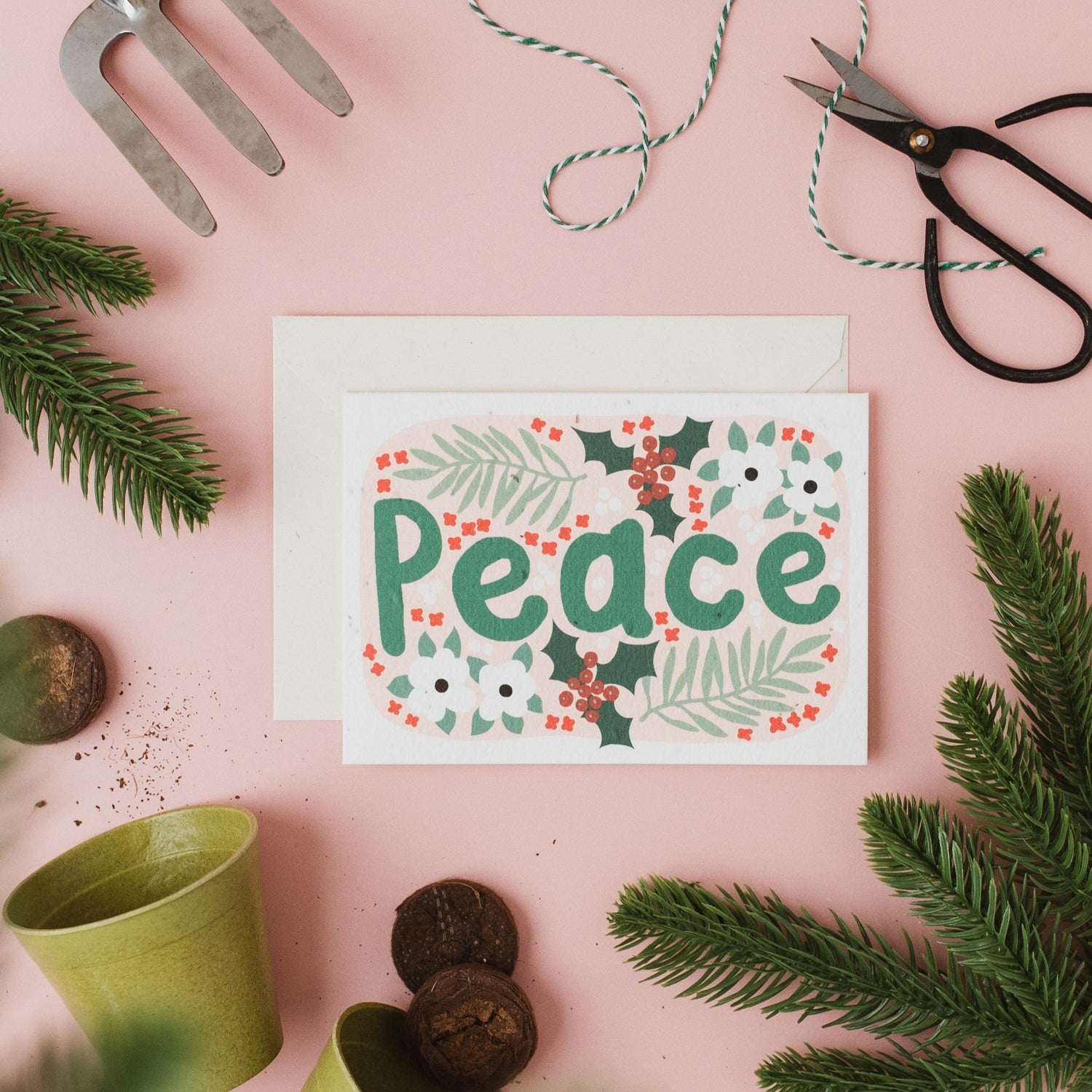 Peace Plantable Christmas Card