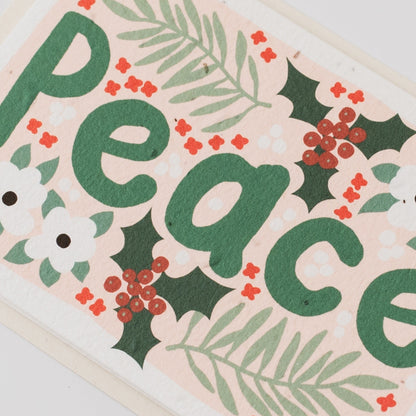 Peace Plantable Christmas Card