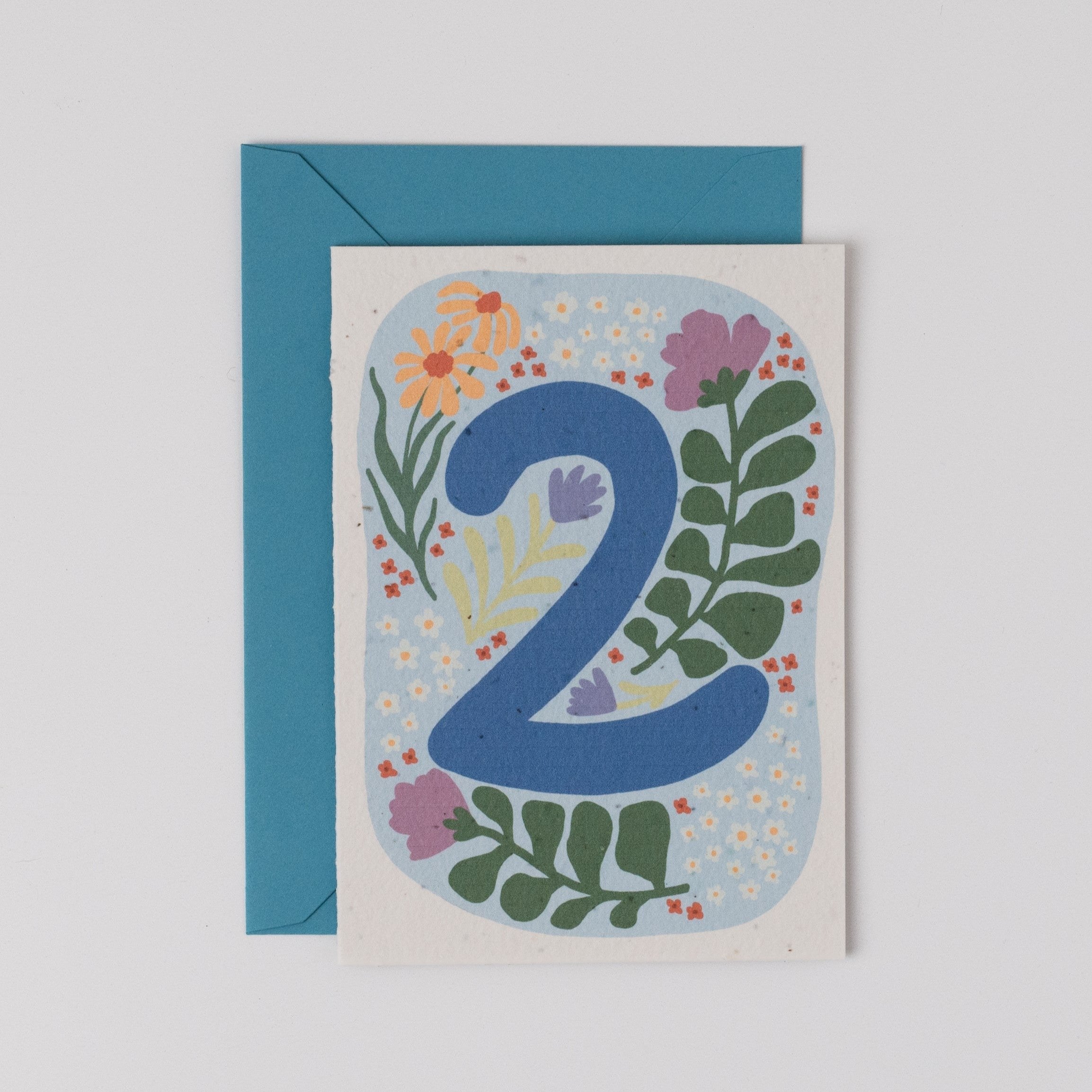 Plantable 2nd Birthday Card