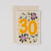 Plantable 30th Birthday Card