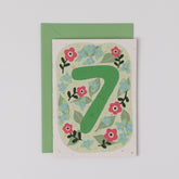 Plantable 7th Birthday Card