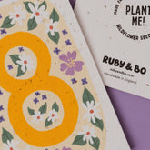 Plantable 8th Birthday Card