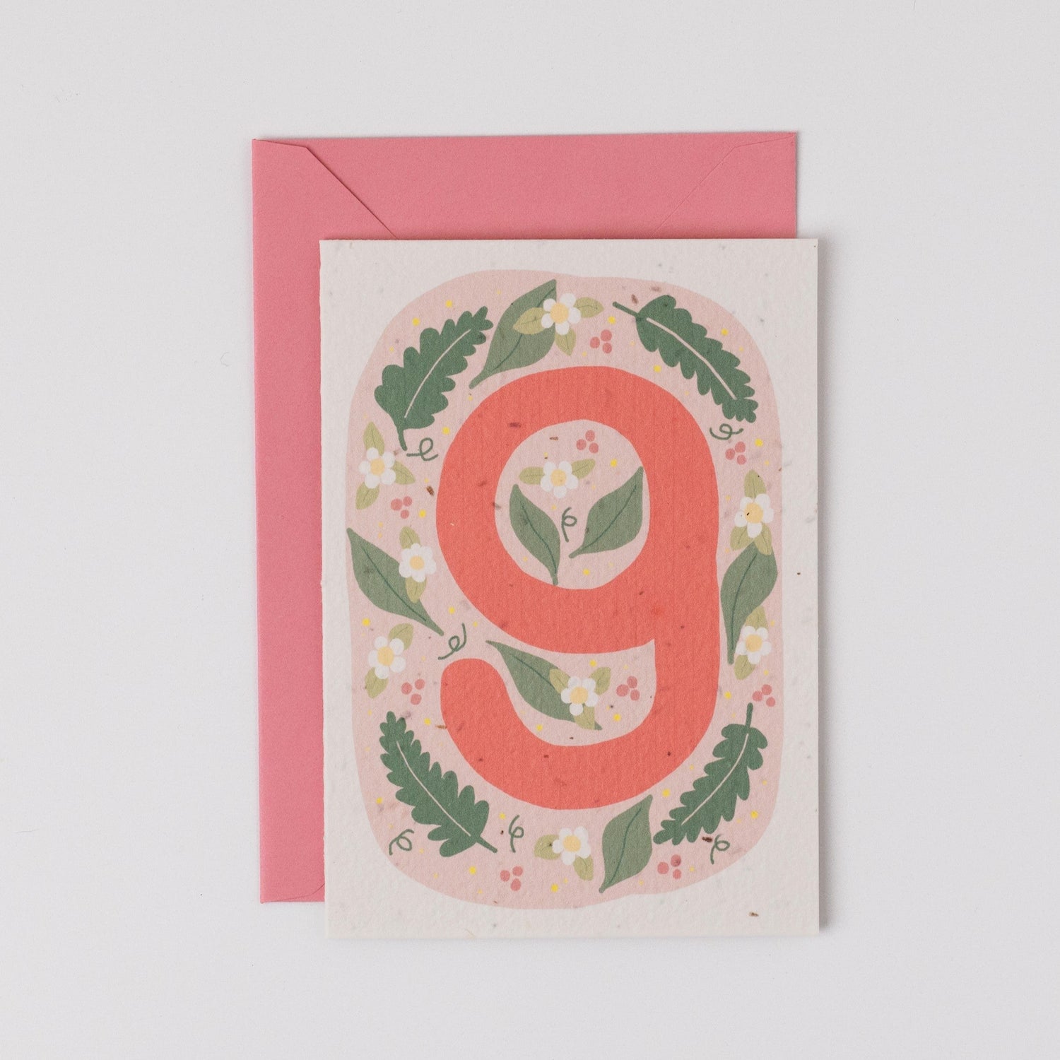 Plantable 9th Birthday Card