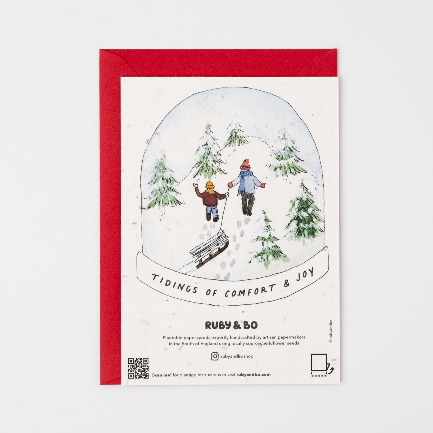 Comfort &amp; Joy Plantable Christmas Card