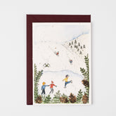 Skaters & Skiers Plantable Christmas Card