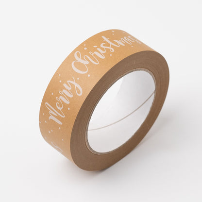 Merry Christmas Kraft Paper Tape