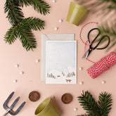 Winter Fox Plantable Christmas Card