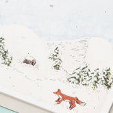 Winter Fox Plantable Christmas Card