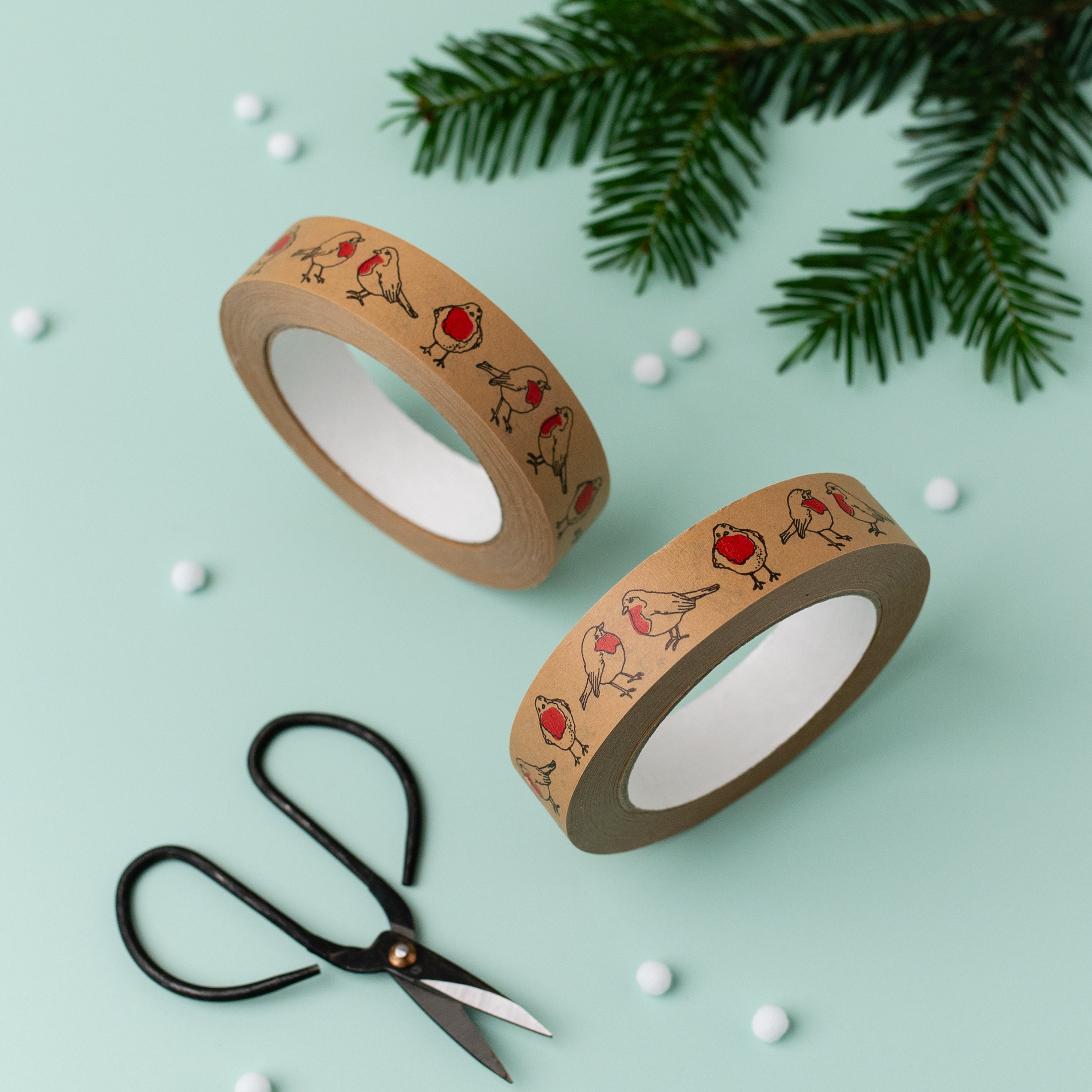 Christmas Robin Paper Tape