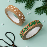 Star Paper Tape and Holly paper Tape