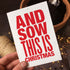 Sow This Is Christmas Plantable Christmas Card