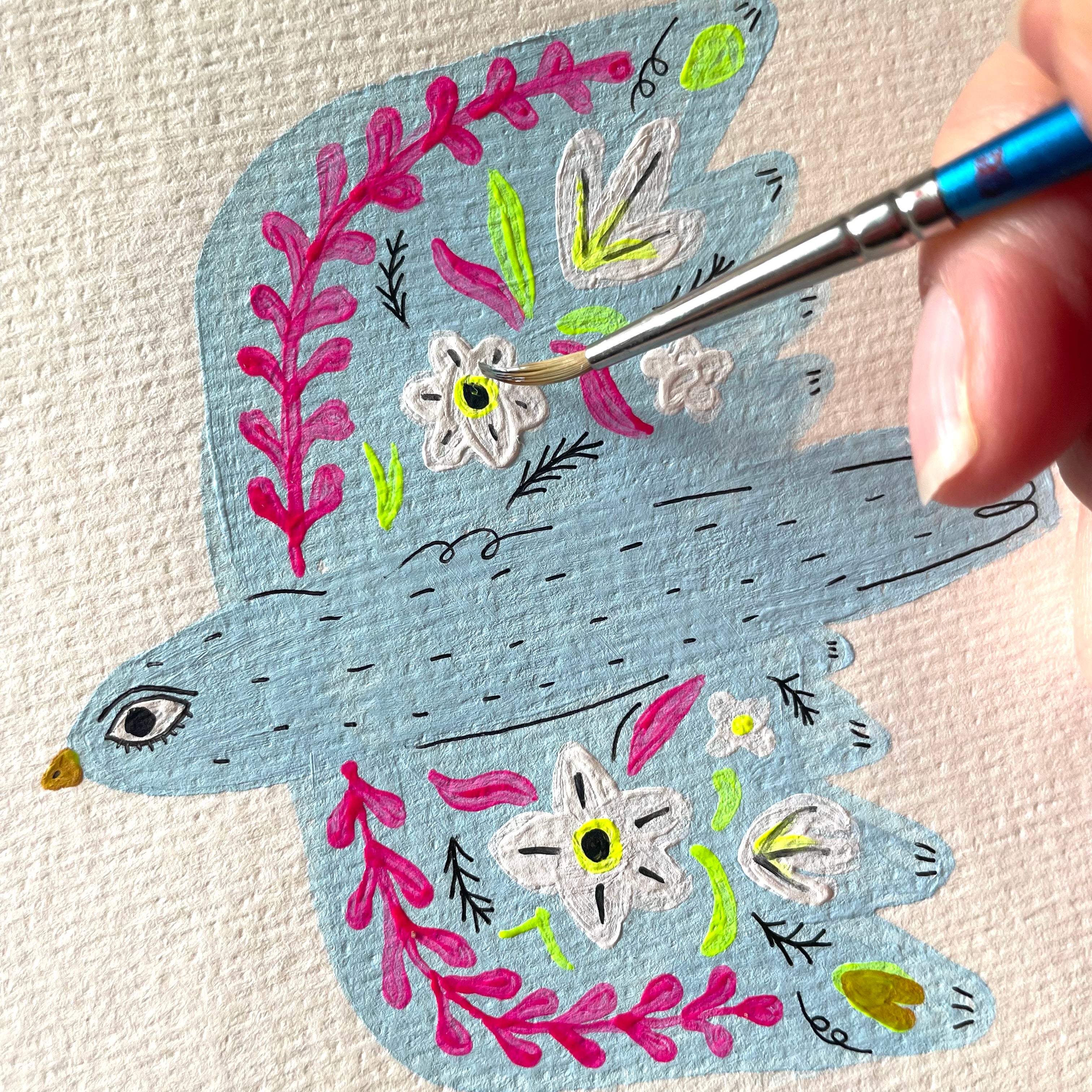 Blue Bird Plantable Notelet