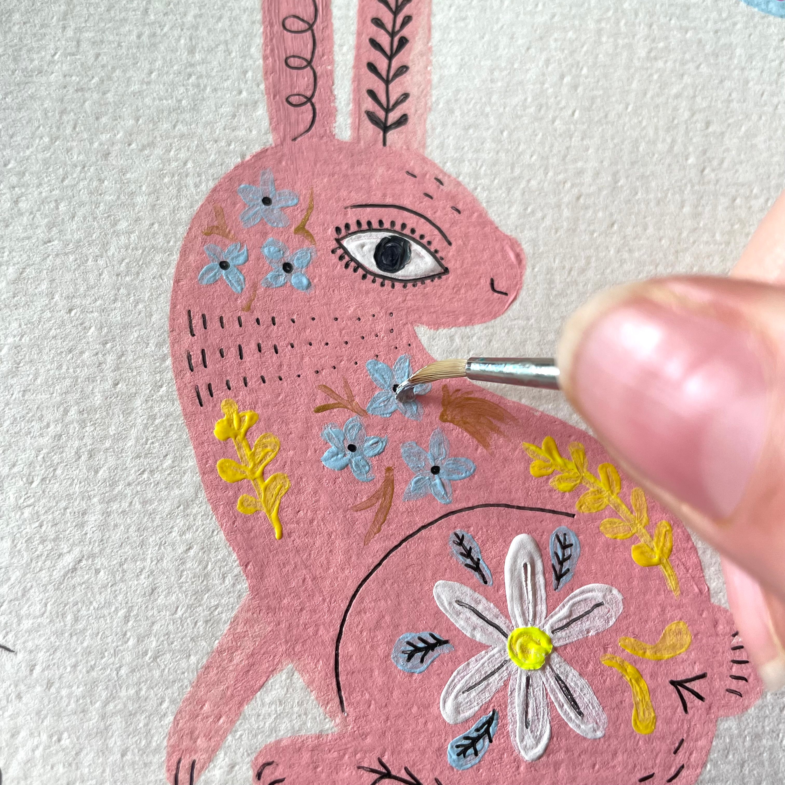 Bunny Plantable Notelet