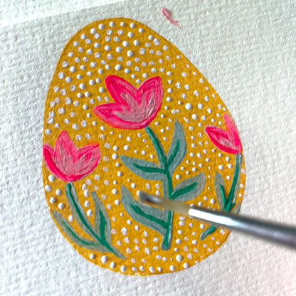 Golden Egg Plantable Easter Notelet