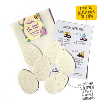 Egg Hunt! Plantable Paper Eggs