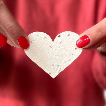 A Ruby &amp; Bo plantable paper heart