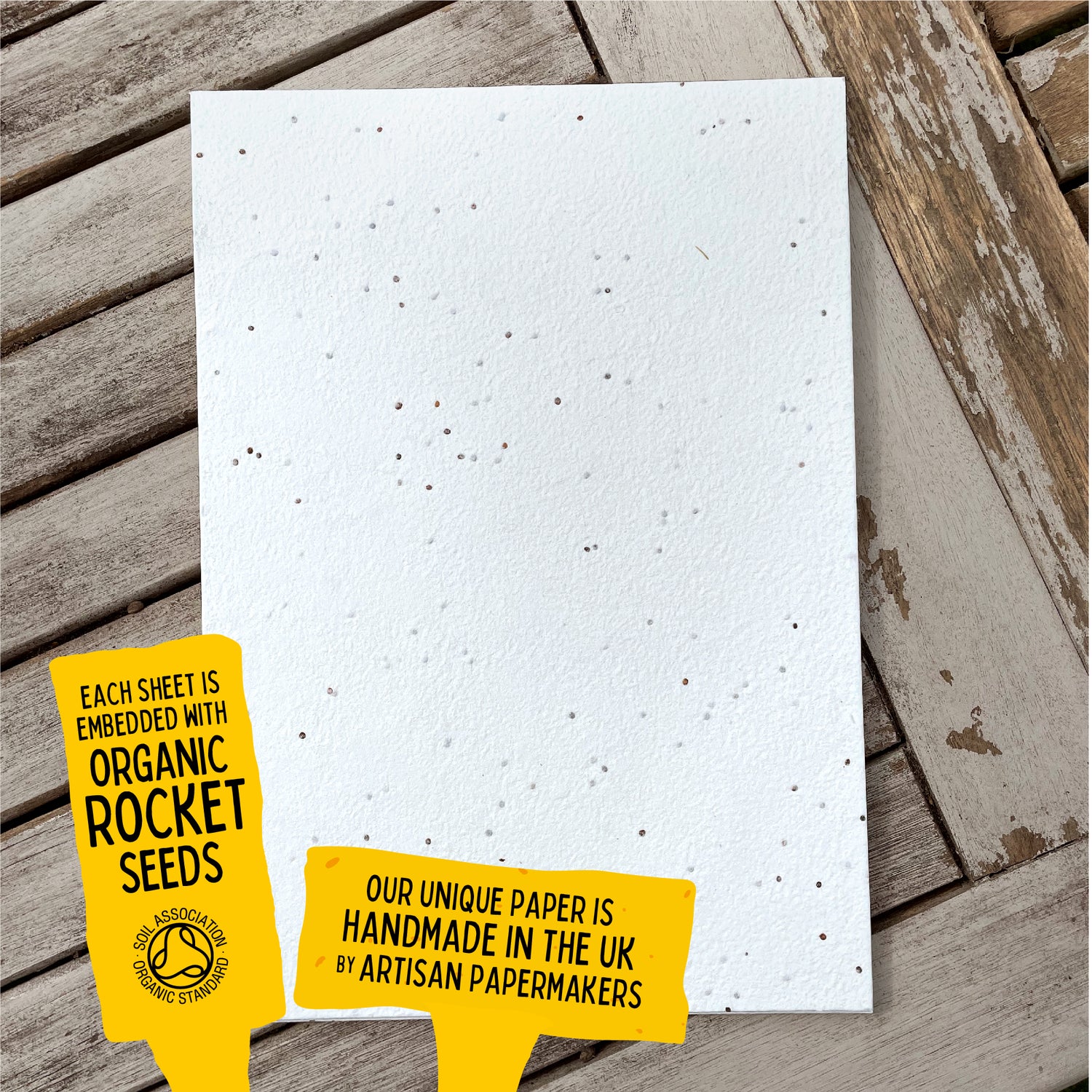 Organic Rocket Seed Paper