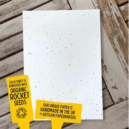 Organic Rocket Seed Paper