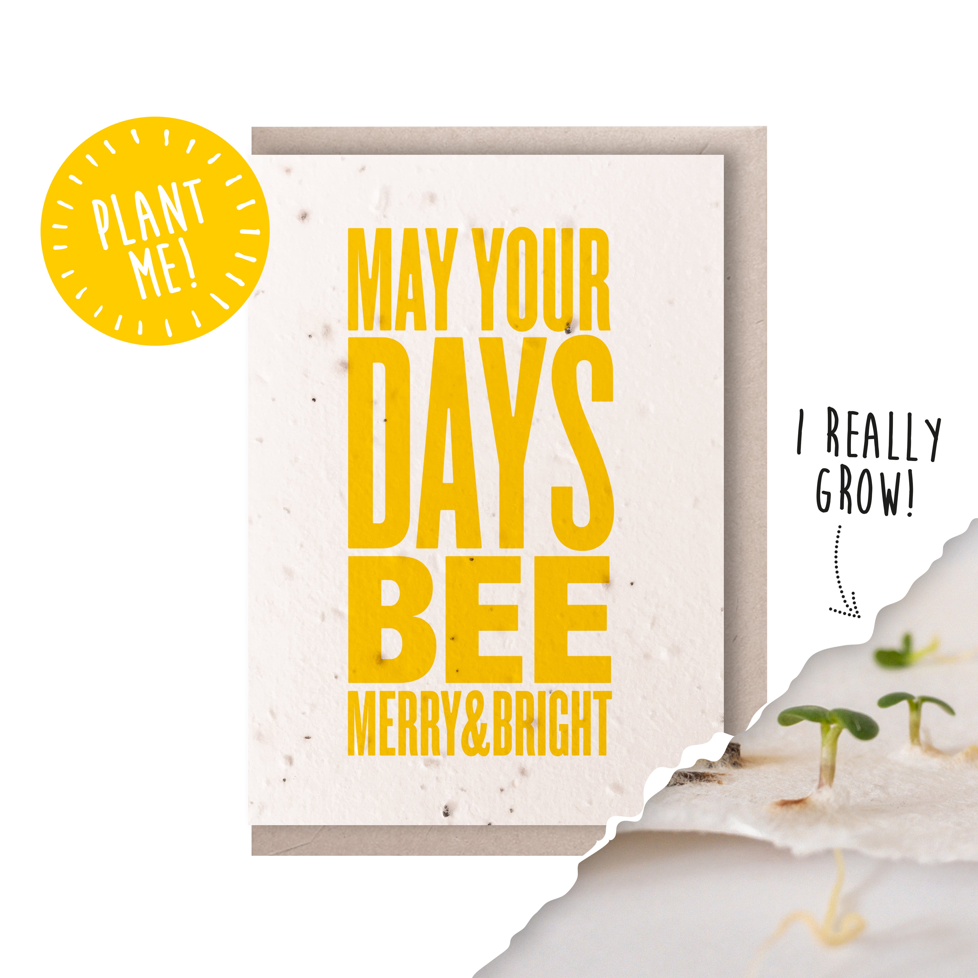 Bee Merry &amp; Bright Card