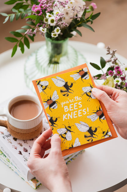 Bees Knees! Plantable Card