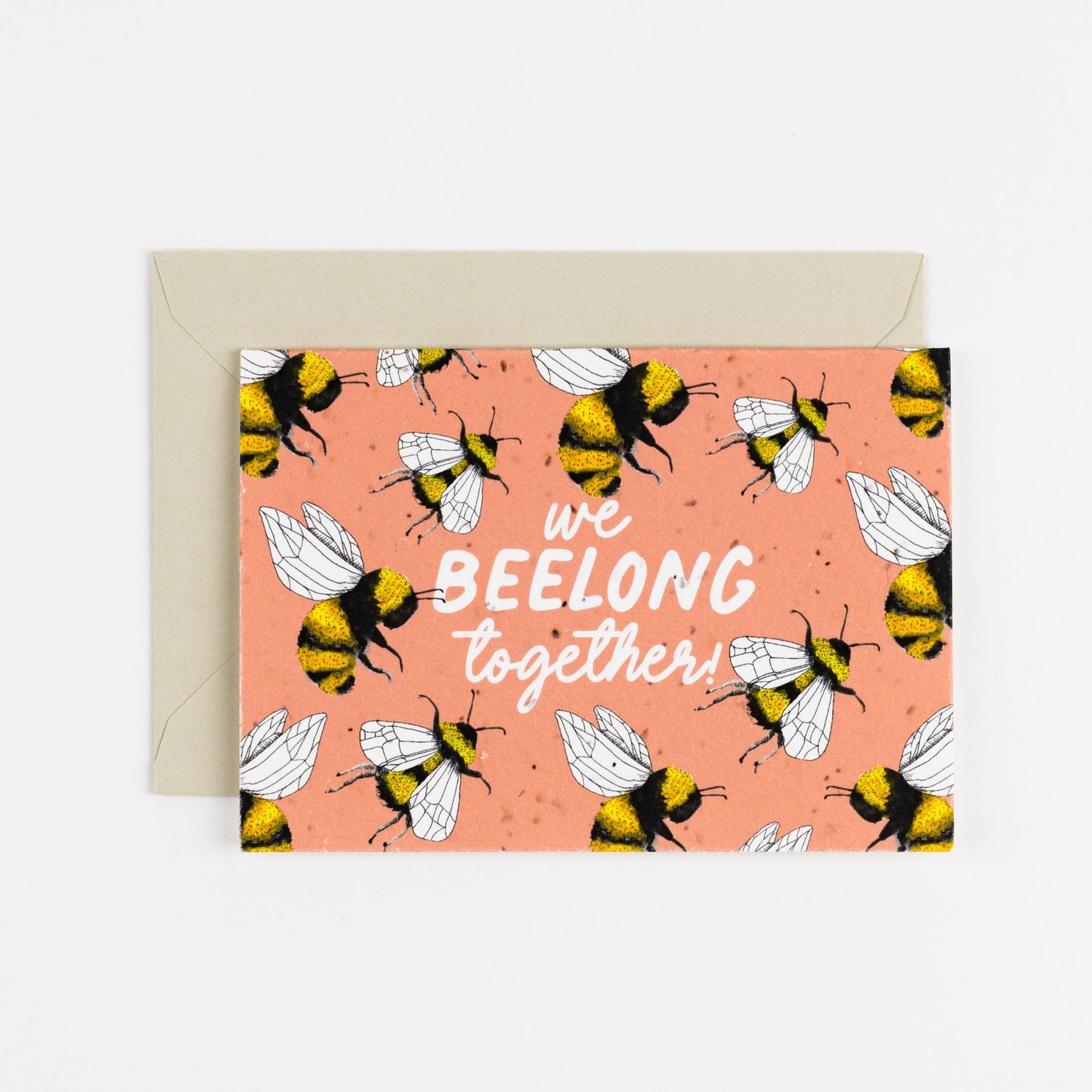 We belong together plantable card