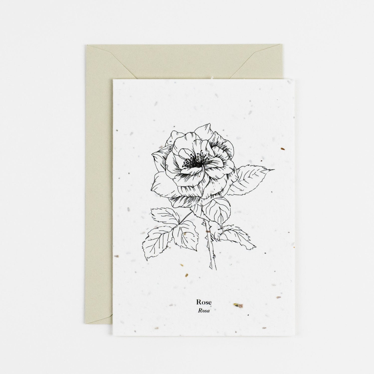 rose plantable card