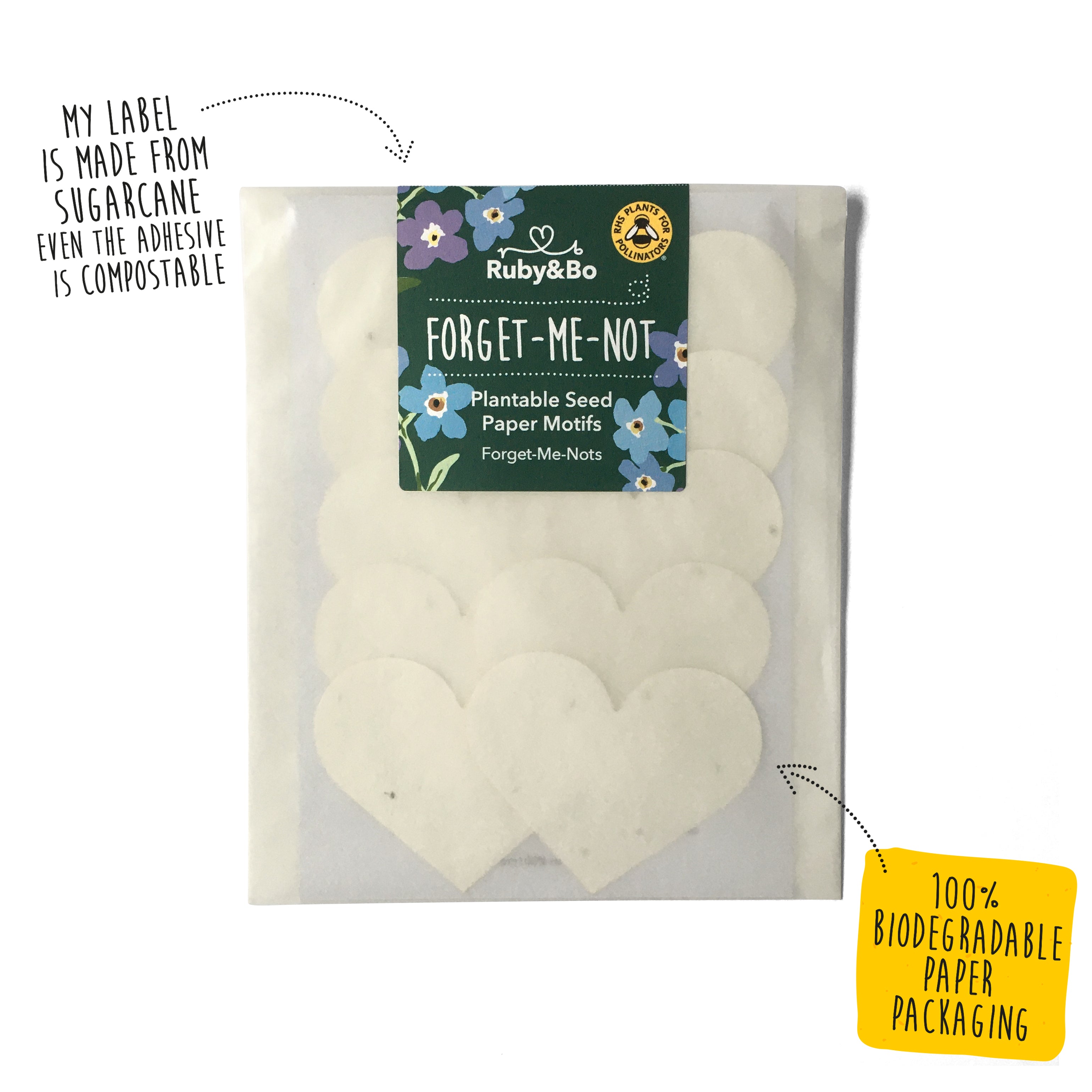 Forget-Me-Not Plantable Hearts